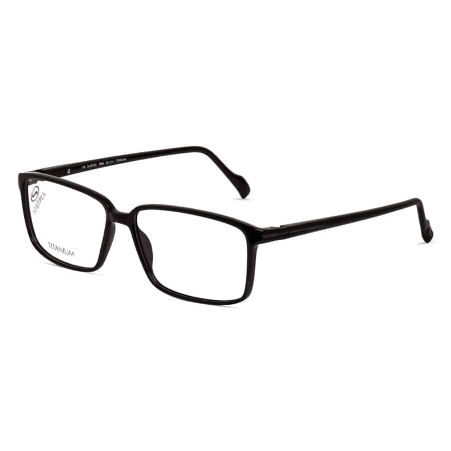 Stepper titanium full acetate frame black