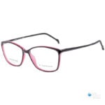 Stepper Women's Lightweight Plastic Glasses SI-30198 F930 - Black Cherry Color