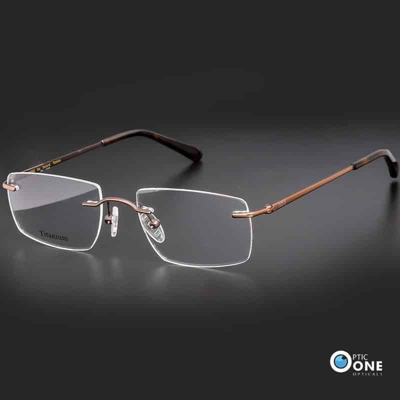 affordable titanium rimless frames