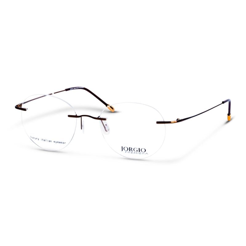 rimless round frame