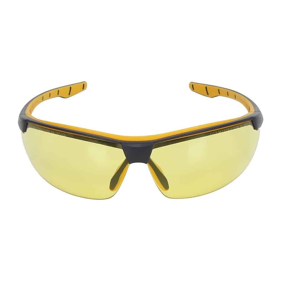 Infield safety glasses