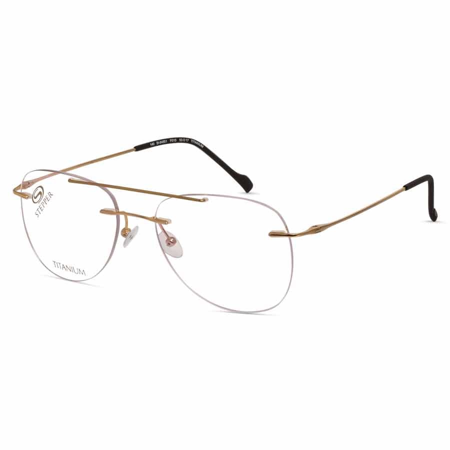 stepper titanium rimless aviator style