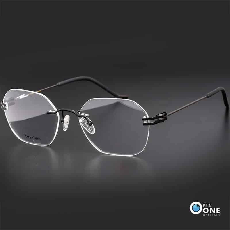 affordable titanium rimless frames