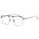 Men's Ultra-Light Titanium Aviator Eyeglasses – Matte Black Modern Full-Rim Frame