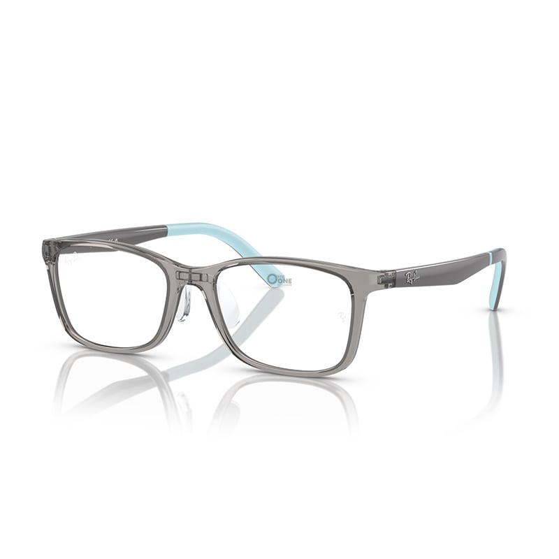 Ray-Ban Kids Glasses Shiny Transparent Gray RY1626D  49mm for 8-10 Years