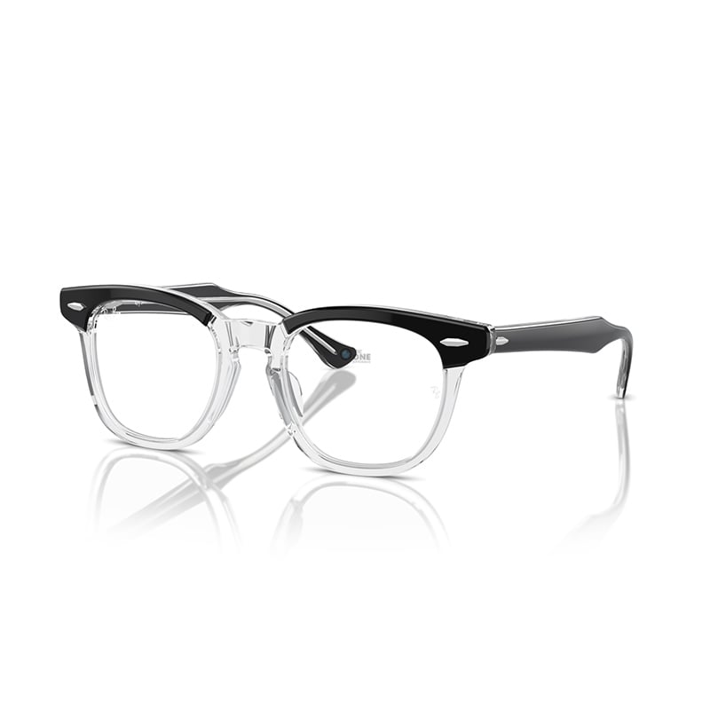 Ray-Ban Kids Glasses Shiny Black with Clear  45mm Size for 5-6 Years